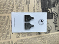 Faux Silver Cattle Tag Boot Stiched Studs
