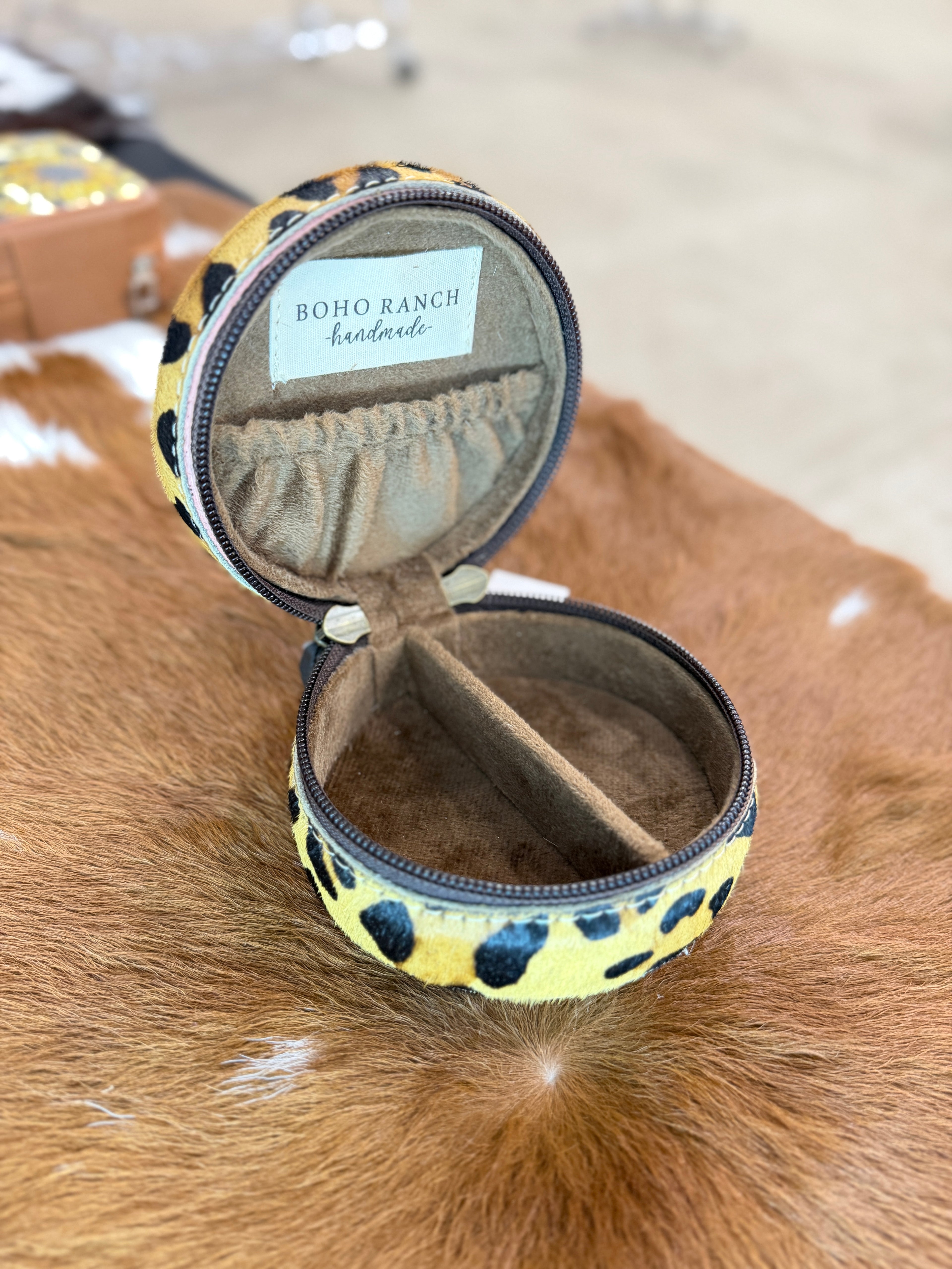 Mini Leopard Hair On Jewelry Box