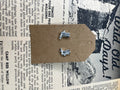 Tiny Faux Silver Boot Studs