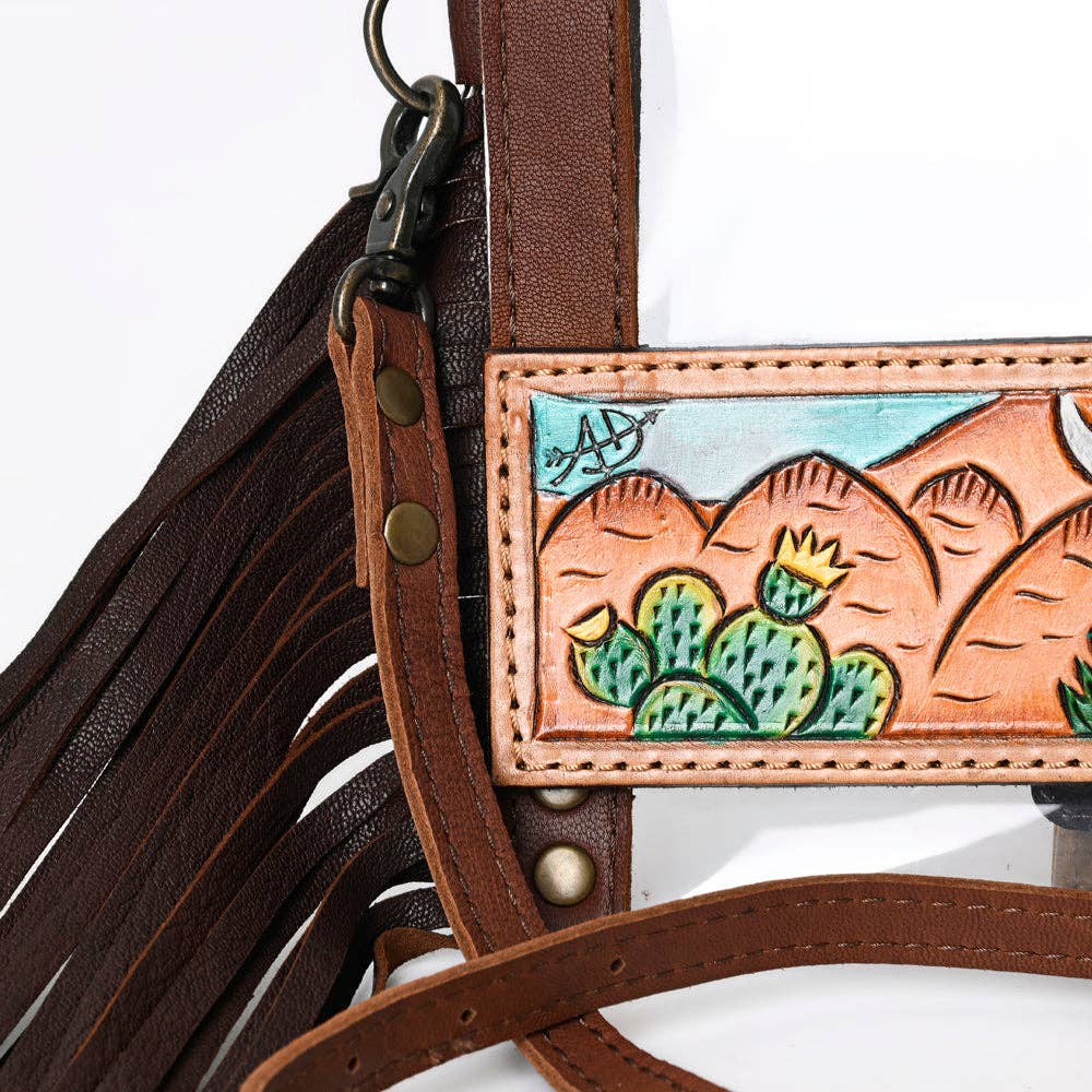 Clear Bag Genuine Western Leather Women Bag