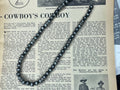 Faux Silver Pearls with Boho Beads