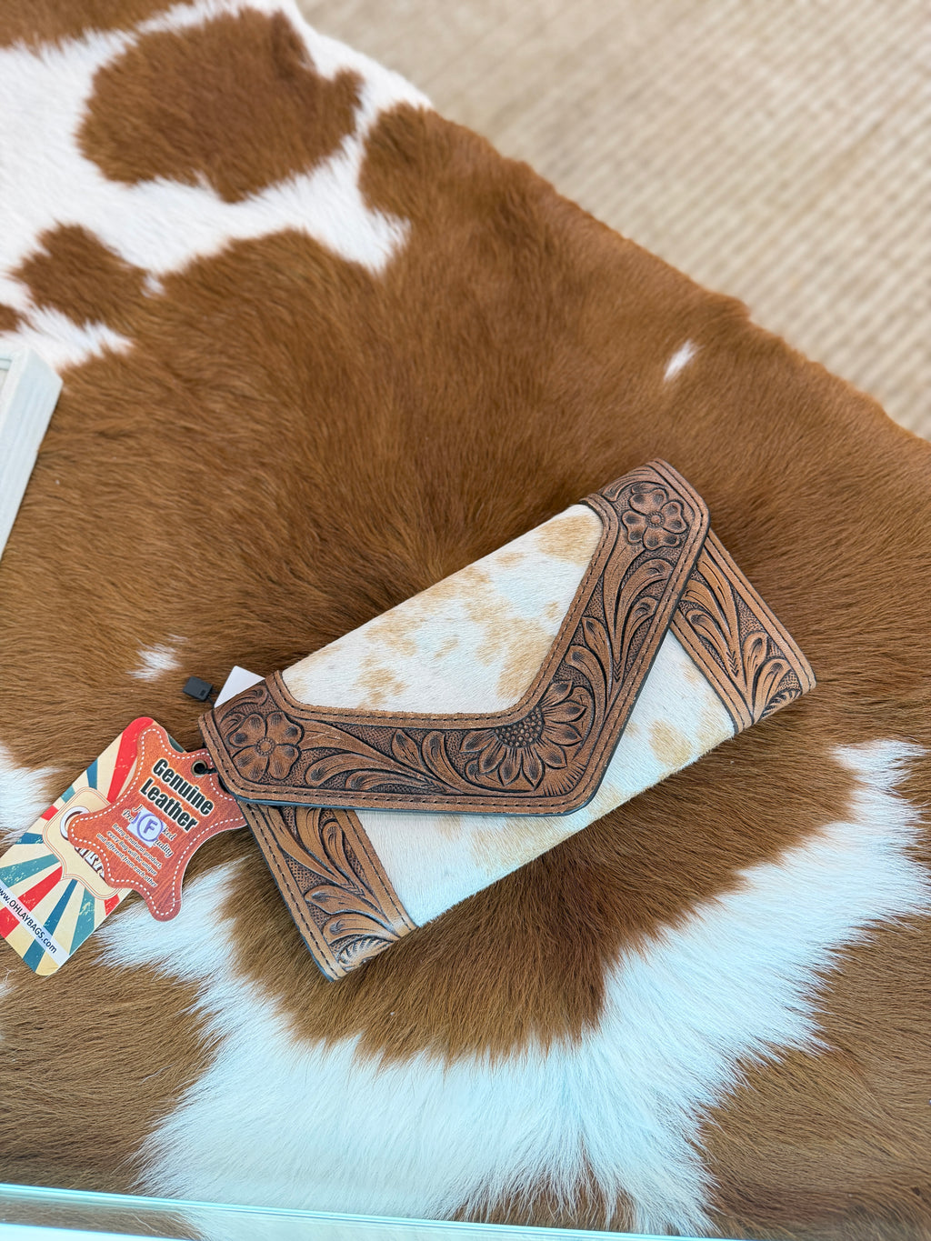 O'hlay Brown & White Wallet