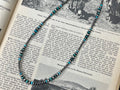 Graduated Sterling Silver Pearls And Turquoise Necklace