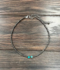 Faux Silver 15-" Handmade 5mm Necklace
