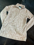 Tan Full Bootstich Quarter Zip