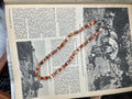 Orange Spiney Oyster and Sterling Silver Pearls