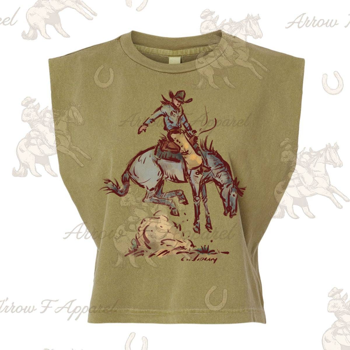 High Times| Western Graphic Muscle Tank