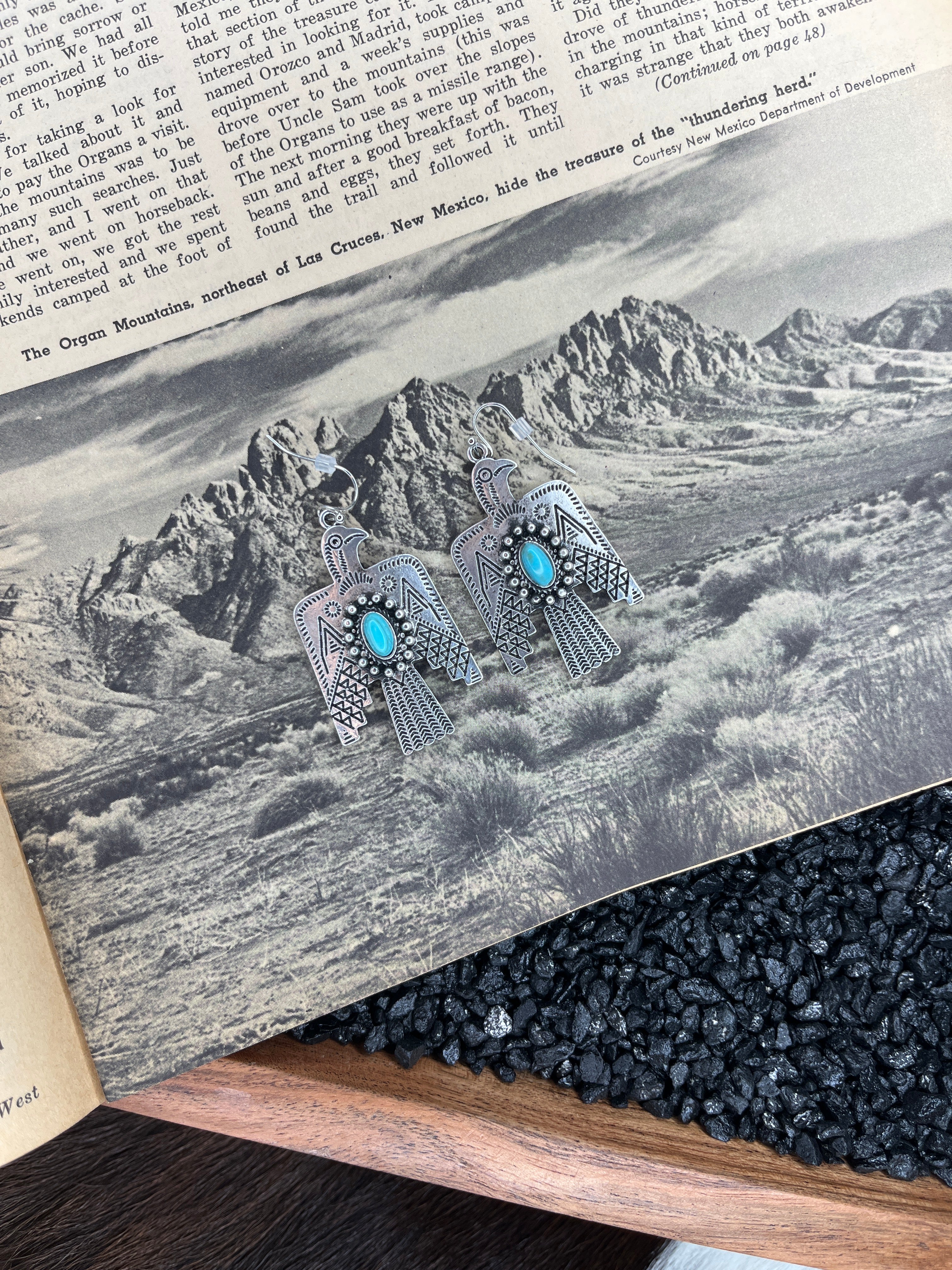 Thunderbird Dangle Earrings