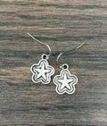 Faux Silver 15mm Star Earrings