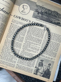 16” 8mm Faux Silver Pearls Necklace