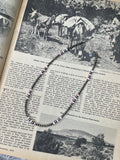 3mm-4mm Graduated Sterling Silver Pearls and Pink Conch Necklace