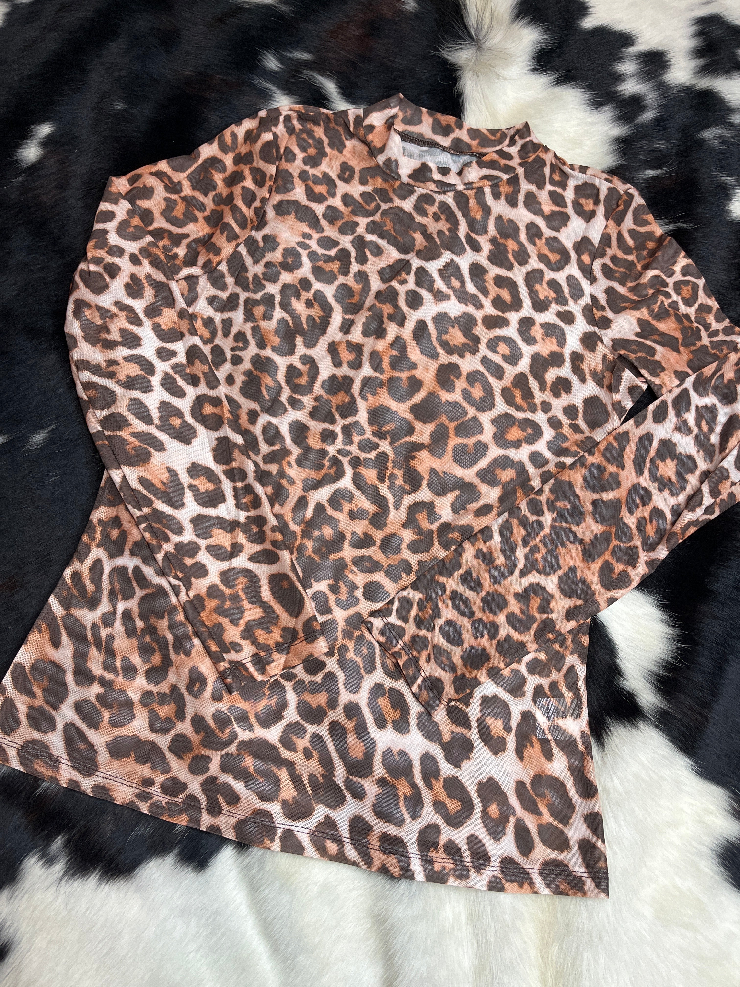 Cheetah Mesh Shirt