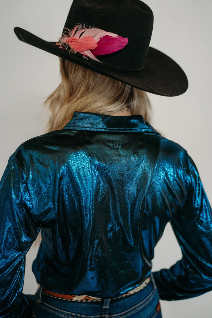 Dark Metallic Blue Pearl Snap