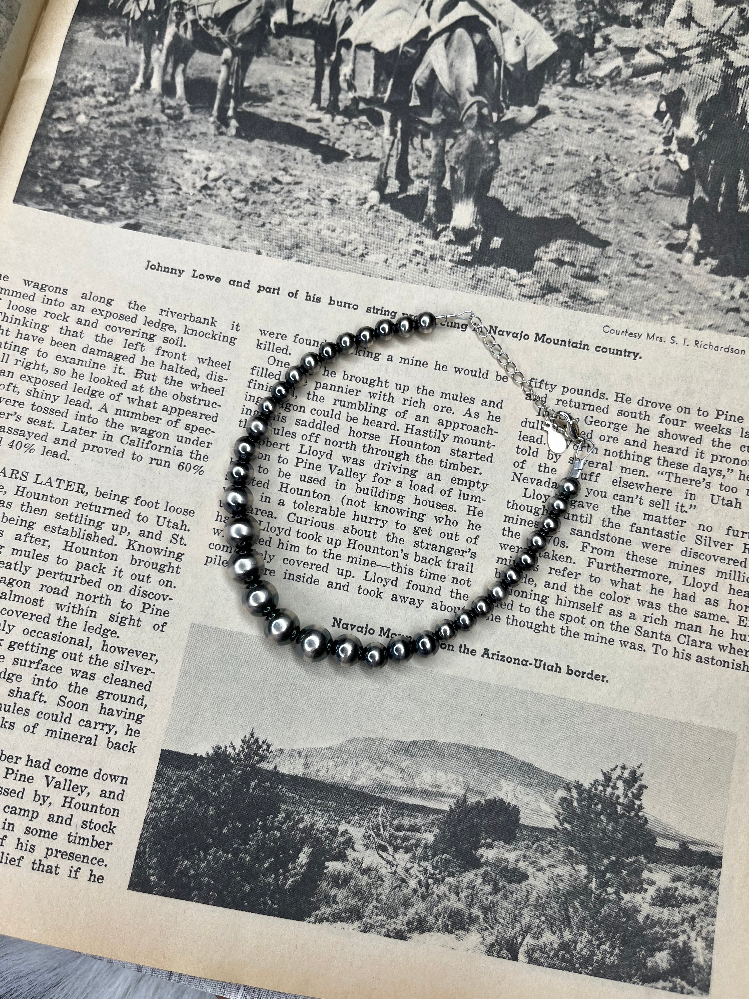 Sterling Silver Graduated Bracelet
