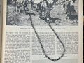 Sterling Silver Torpedo and Corrugated Bead Necklace