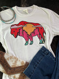 Buffalo Sunset Tee