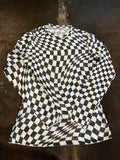 Checkered Mesh Shirt