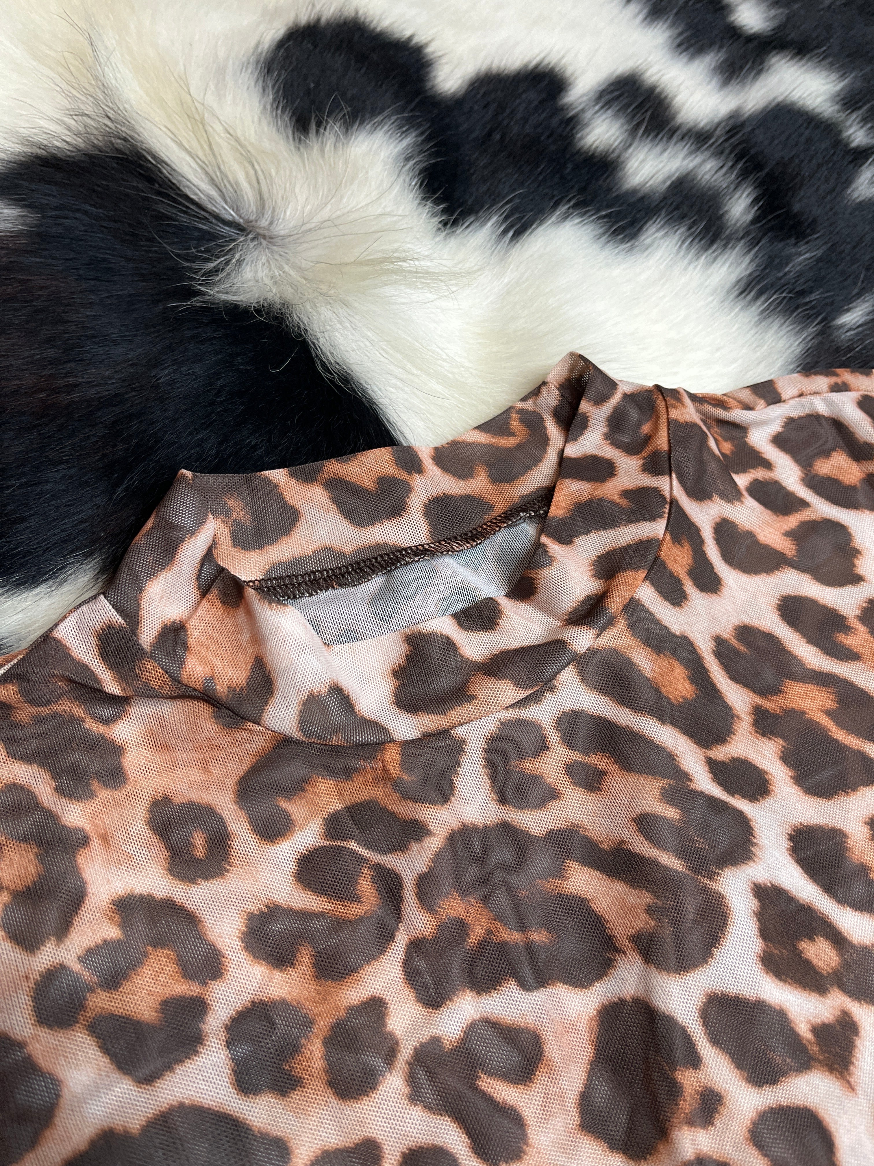 Cheetah Mesh Shirt