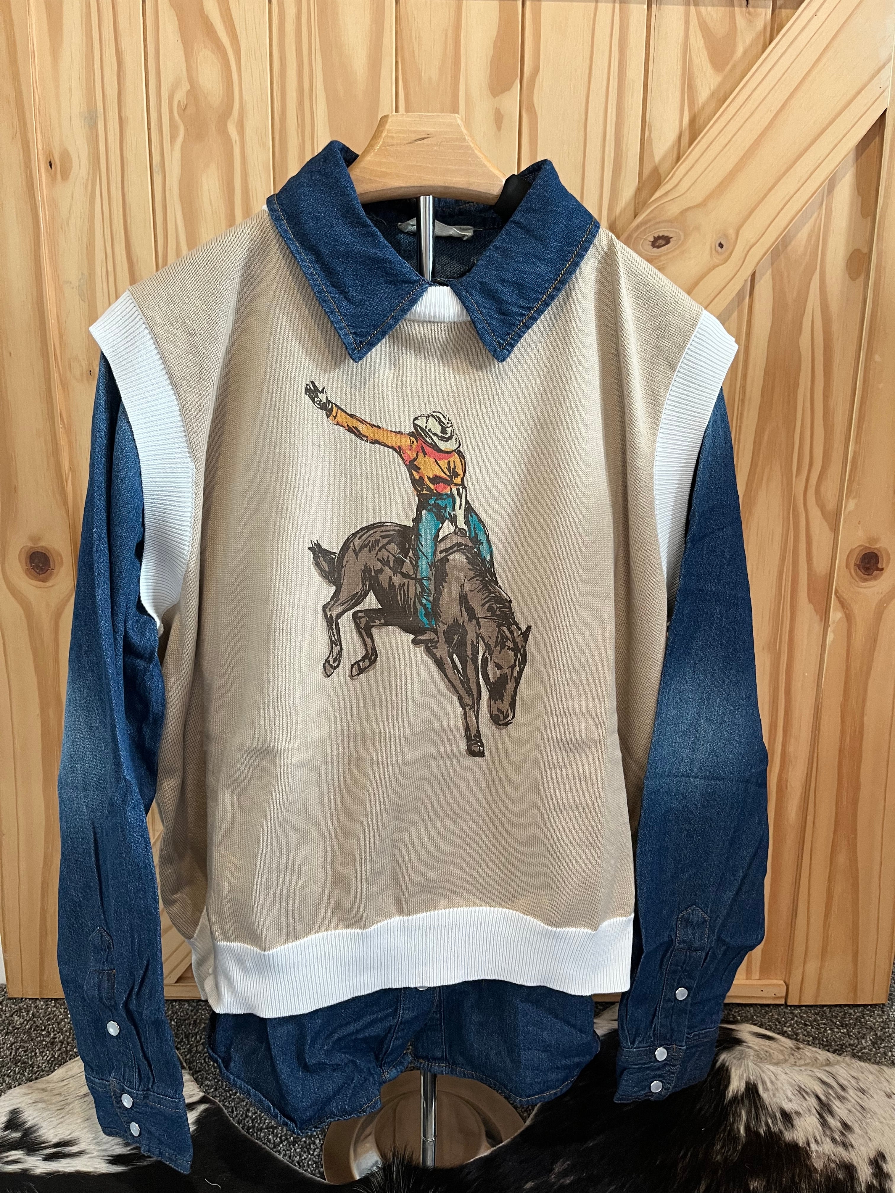 Bronc Sweater Vest